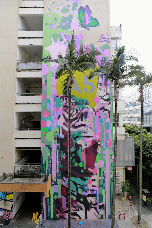 《凝狩》。艺术家：蔡嘉鳌 Sinic、COLASA。地点：南山区华侨城创意文化园内北区A5楼